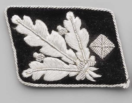 Waffen-SS Post-1942 Gruppenführer Collar Tabs Obverse