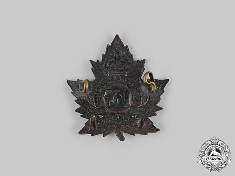 133rd Infantry Battalion Other Ranks Cap Badge Reverse