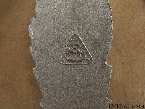 Minesweeper War Badge, by Unknown Maker: AS in Triangle Detail
