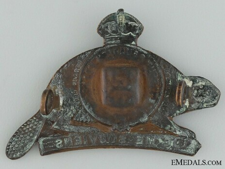 22nd Infantry Battalion Other Ranks Cap Badge Reverse