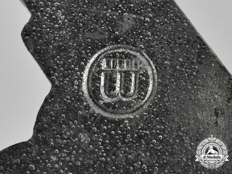 Luftwaffe Flak Badge, by E. F. Wiedmann Detail