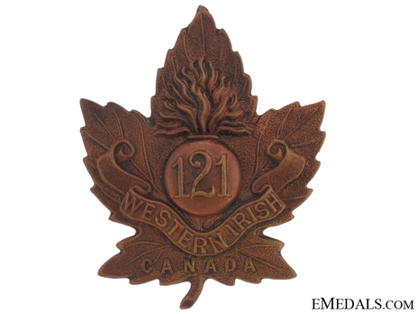 121st Infantry Battalion Other Ranks Cap Badge Obverse