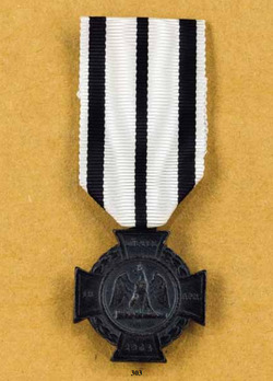 Alsen Cross, 1864 (for doctors and clergy, in blackened iron) Reverse