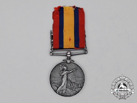 Silver Medal (with date removed, with 3 clasps) Reverse