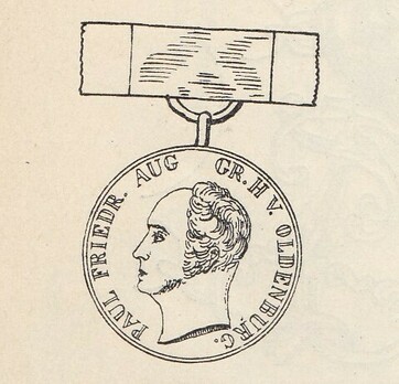 Life Saving Medal, 1848 (stamped) Obverse