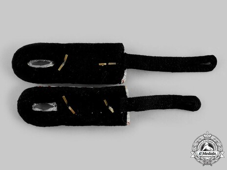 Waffen-SS 2nd pattern Special Service Officers Stellengruppe K Shoulder Boards Reverse