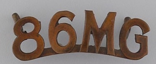 86th Infantry Battalion Other Ranks Shoulder Title Obverse