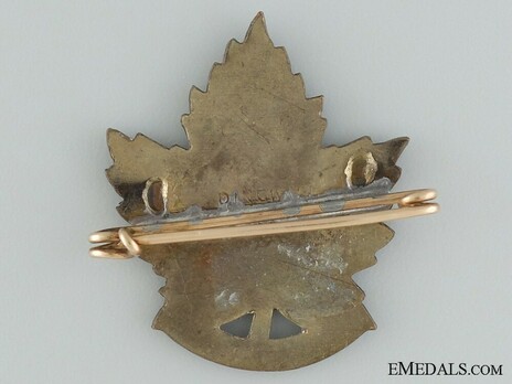 46th Infantry Battalion Other Ranks Cap Badge Reverse