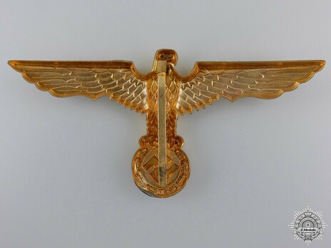 Kriegsmarine Pith Helmet Eagle Insignia Reverse