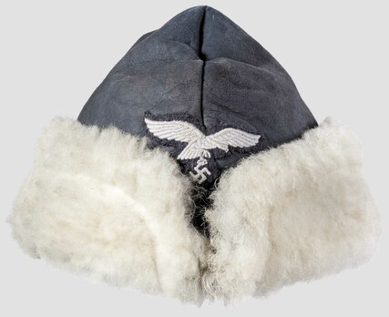 Luftwaffe Winter Field Cap (Leather version) Obverse