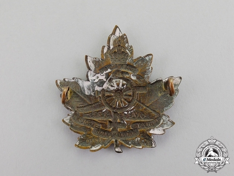 4th Divisional Ammunition Column Officers Cap Badge Reverse