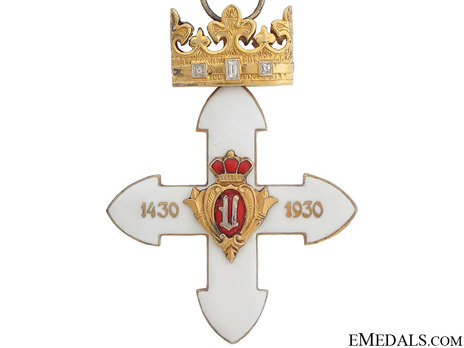 Order of Vytautas the Great, Commander's Cross Reverse