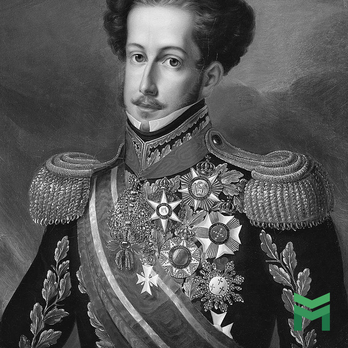 Pedro I, First Emperor of Brazil wearing the Order of the Southern Cross