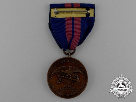 Bronze Medal (for Navy) Reverse