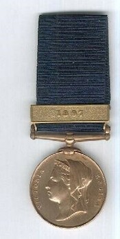 Bronze Medal (for Metropolitan Police, with 1897 clasp)