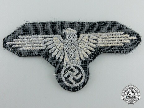 Waffen-SS 2nd pattern NCO/EM's Sleeve Eagle (machine-embroidered) Reverse