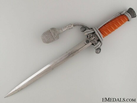 German Army Unmarked Orange Grip Officer’s Dagger Obverse