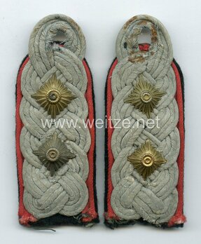 Waffen-SS Artillery Oberführer/Standartenführer Shoulder Boards Obverse