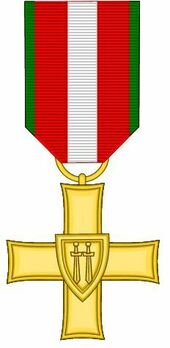 Order of the Cross of Grunwald, I Class Obverse