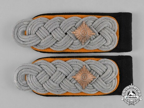 Waffen-SS Field Police/Special & Technical Services Obersturmbannführer Shoulder Boards Obverse