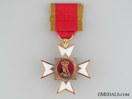 House Order of the Honour Cross, Type II, III Class Cross (in silver gilt) Reverse