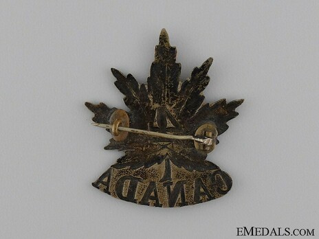 4th Infantry Battalion Other Ranks Cap Badge Reverse