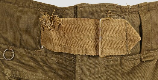 Afrikakorps Heer Field Service Trousers Belt Detail