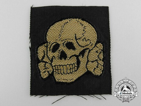 Afrikakorps Waffen-SS Cloth Cap Death's Head Obverse