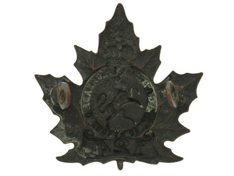 124th Infantry Battalion Other Ranks Cap Badge Reverse