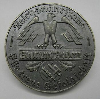 State Farmers' Group Rhineland Badges, Faithful Service Decoration for 10 Years Obverse