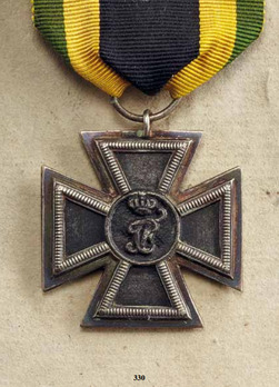 Military Long Service Decoration, Type I, Cross for 20 Years Obverse