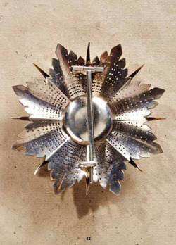 Order of the Star of Brabant, Grand Cross Breast Star Reverse