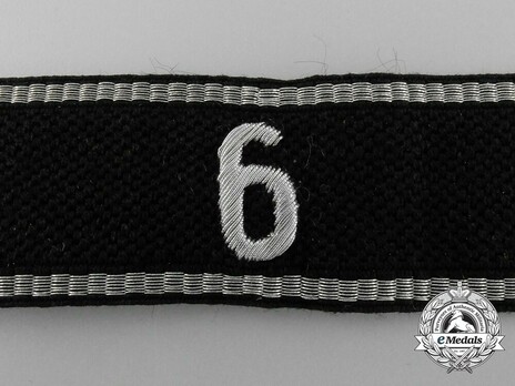 Allgemeine SS 6th Standarte Cuff Title Obverse