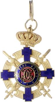 The Order of the Star of Romania, Type II, Military Division, Commander's Cross (peacetime)