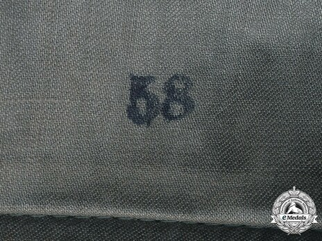 German Army Panzer Grenadier Officer's Field Cap M38 Stamp Detail