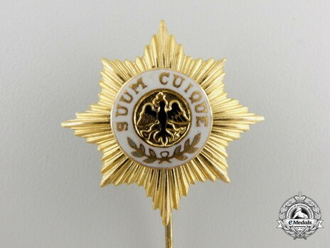 High Order of the Black Eagle, Breast Star Miniature Obverse