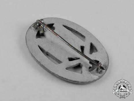 General Assault Badge (in zinc) Reverse