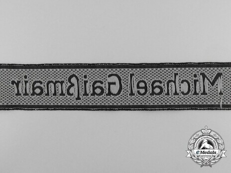 Waffen-SS Michael Gaißmair Cuff Title Reverse