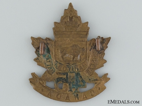 45th Infantry Battalion Other Ranks Cap Badge Reverse