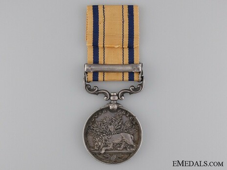 Silver Medal (with "1877-8" clasp) Reverse