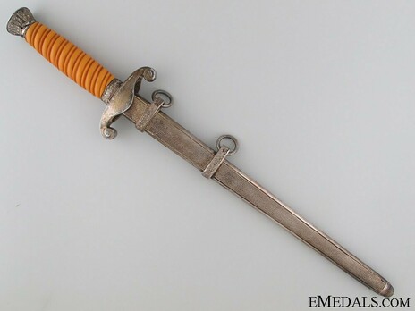 German Army E. & F. Hörster-made Early Version Officer’s Dagger Reverse in Scabbard