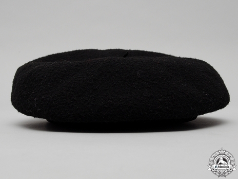 German Army NCO/EM Panzer Beret (with white insignia) Reverse