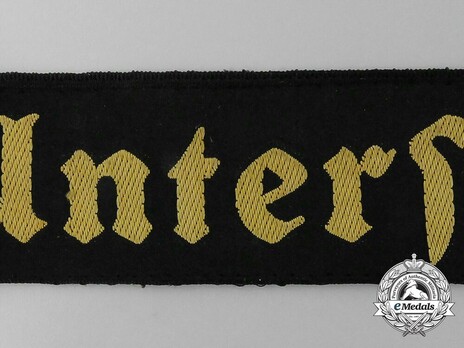 Kriegsmarine Unterseebootsflottille Wegener Cap Tally Ribbon Detail