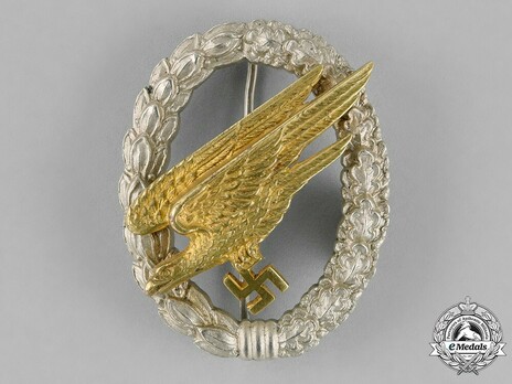 Luftwaffe Paratrooper Badge, by Jmme Obverse