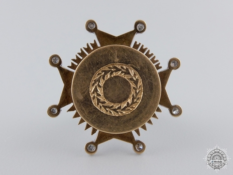 Miniature Grand Cross Breast Star Reverse