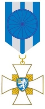 Order of Border Guard Merit, Gold Cross Obverse