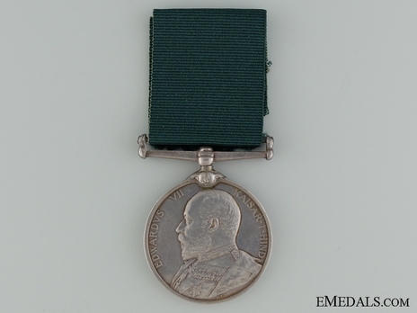 Silver Medal (for Indian recipients, with King Edward VII effigy) Obverse