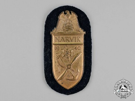 Narvik Shield, Kriegsmarine/Navy Obverse